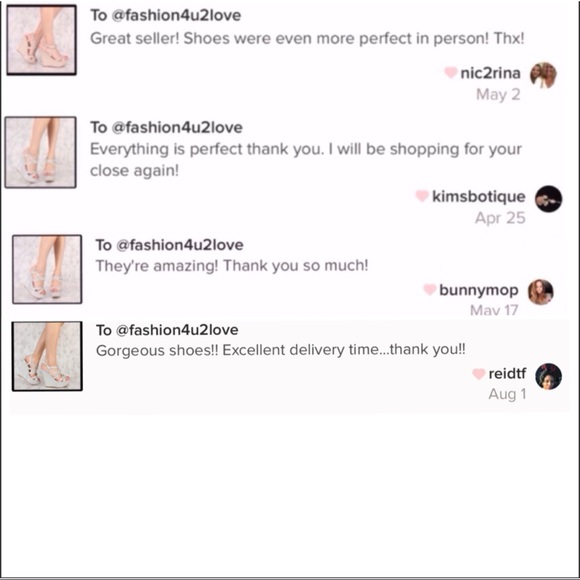 Silver Rhinestone Shimmer Platform Wedges - Picture 5 of 6